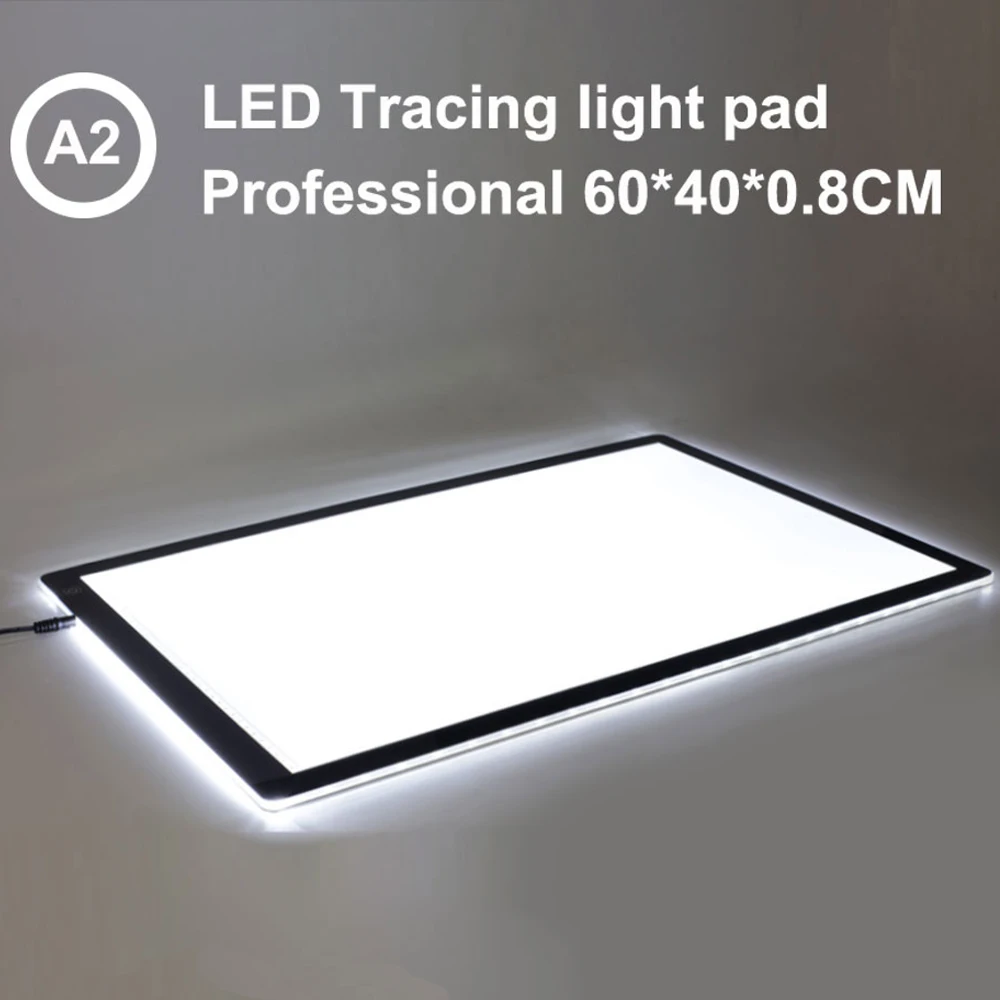 

A2(60x40cm) Size photographic drawing tablet led drawing light pad illuminating tracing board,ultra-thin portable tool