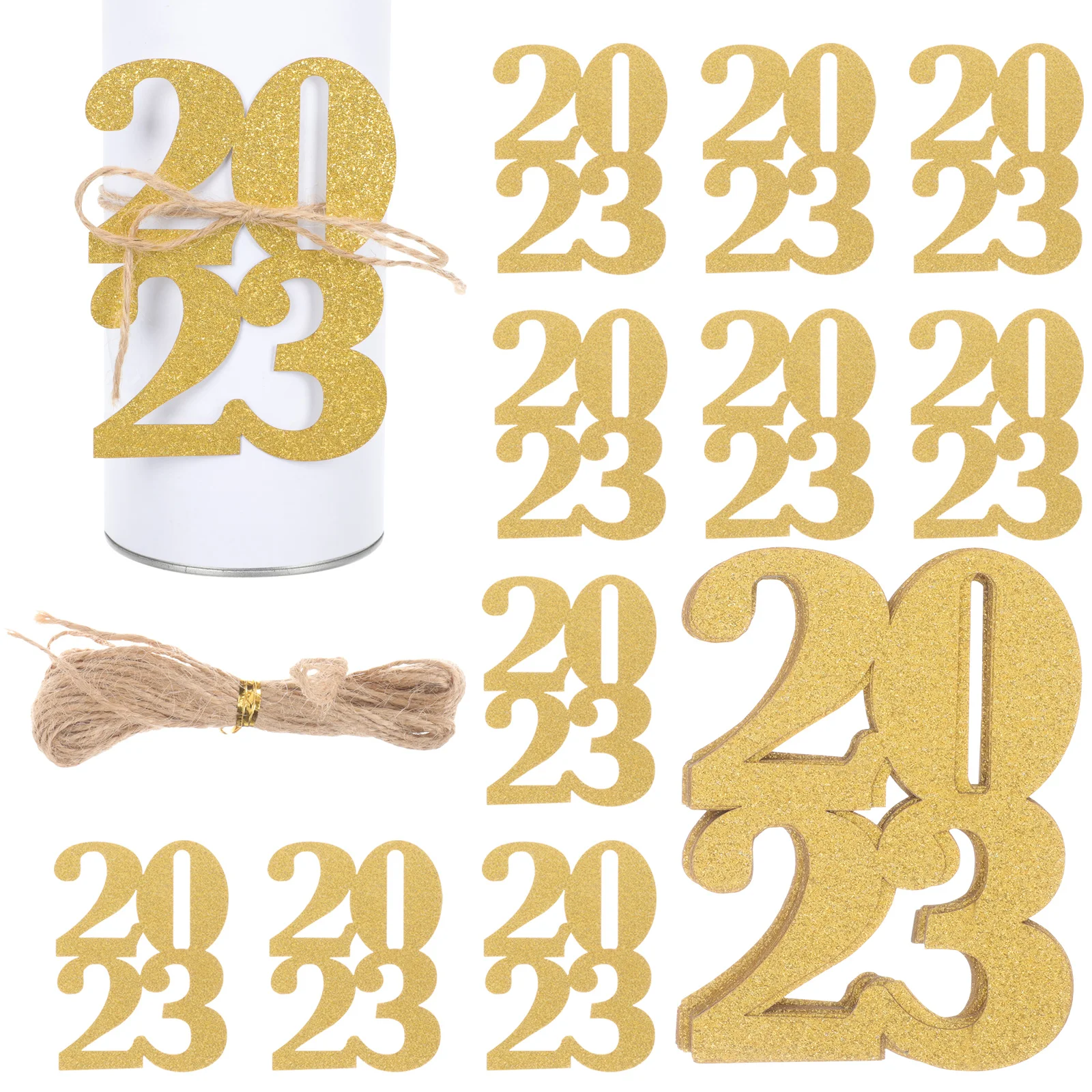 

Tags Year New Party Graduation Decor Glitter Pulling Centerpieces Tree Tag Table Decors Label Home Pendant Flags Sign Favors