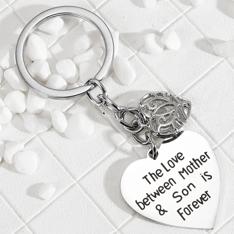 Брелок Hellow с подвеской в виде сердца для женщин простой мужской брелок надписью