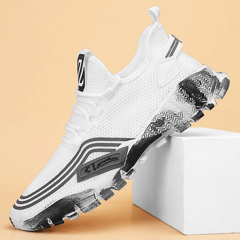 2022 New Men's Running Shoes Breathable Outdoor Sports Shoes Lightweight Sports Shoes Trend Lightweight Walking Running Shoes