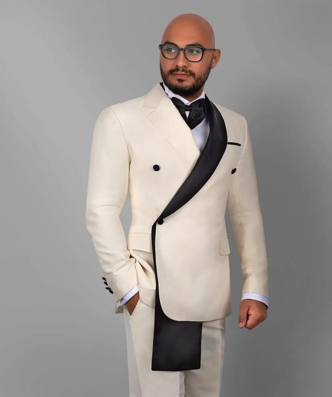 

Fashion Suits Business Men Wear Formal Party Wedding Groomsman Tuxedos 2 Pieces (Jacket+Pants) Tailor Made