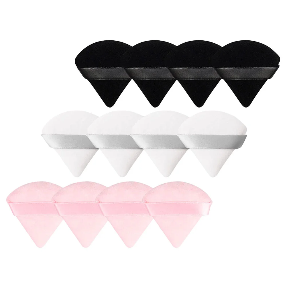 

Puff Powder Makeup Triangle Sponge Puffsface Beauty Foundation Velour Loose Body Sponges Settingbath Applicatorsoftmini Power