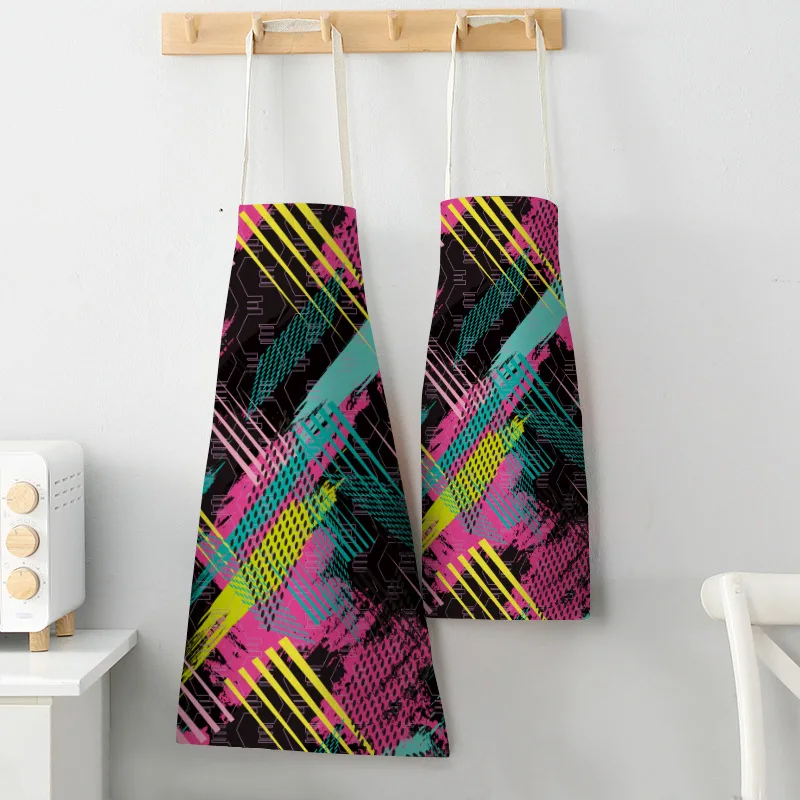 Фартуки в стиле ретро полоску для детской и женской уборки 68x55 см |