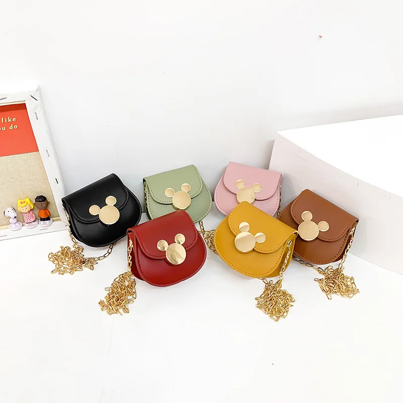 

Детская сумка, новинка, сумка для губной помады с Микки Маусом, для родителей и детей, сумка-мессенджер на одно плечо, женская сумка