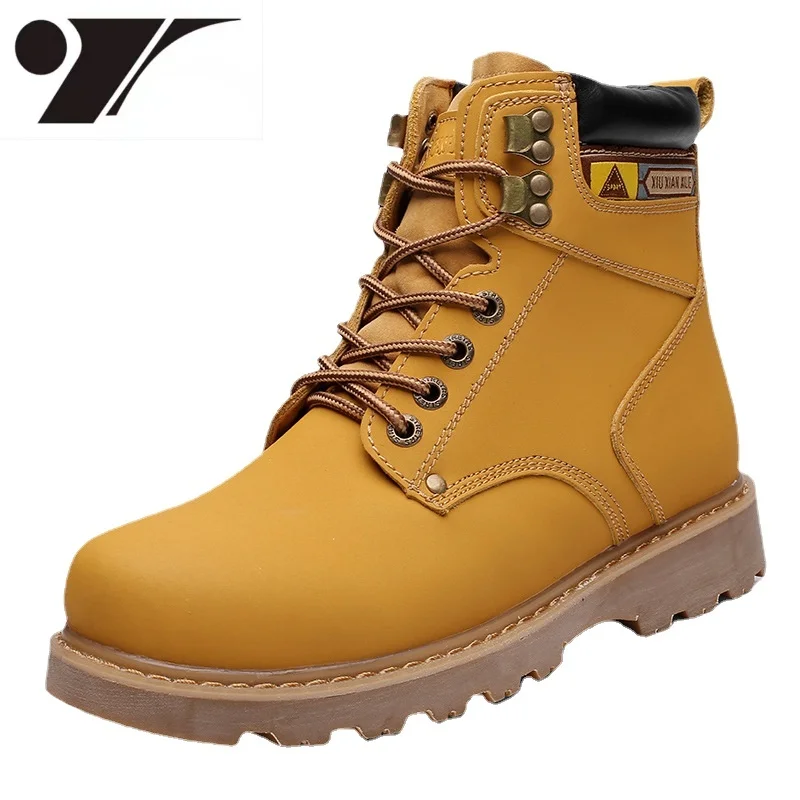 

Удобные и удобные ботинки Dr. Martens, Нескользящие высокие мужские ботинки на платформе, мужские ботинки из натуральной кожи, ботинки на платфо...