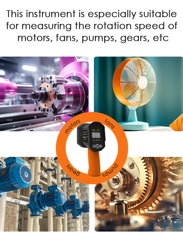 BTMETER стробоскопический тахометр цифровой Tacometro RPM Testo ручной спидометр 60 ~ 999999 FPM