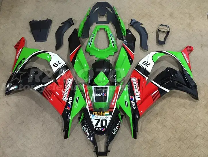 

4Gifts New ABS Fairings Kit Fit For Kawasaki Ninja ZX-10R 2011 2012 2013 2014 2015 ZX10R 11 12 13 14 15 Bodywork Set Red Green
