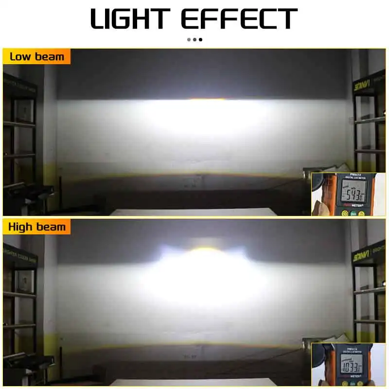 СВЕТОДИОДНЫЙ матричный модуль для фар SANVI M15S 1 5 дюйма H4 12 В 108 ВТ 6000 К 2 шт.