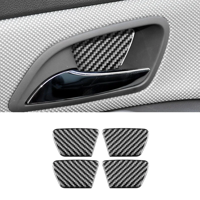 

Carbon Fiber Inner Door Handle Bowl Trim Cover Sticker For Chevrolet Cruze 2009-2015 Interior Accessories