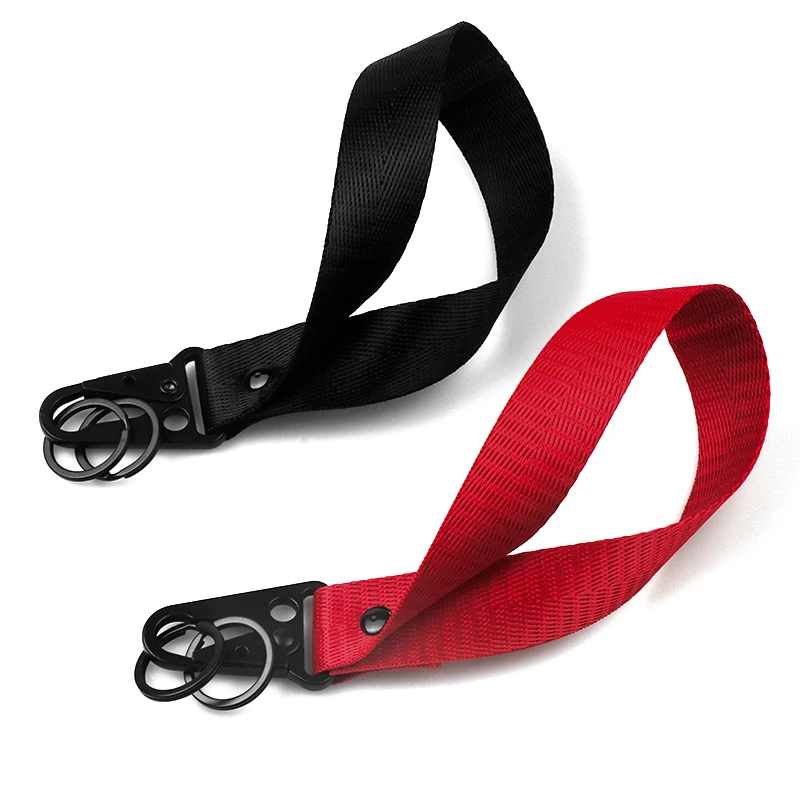 1/2 шт. нейлоновые автомобильные аксессуары металлическая лента брелок для ключей