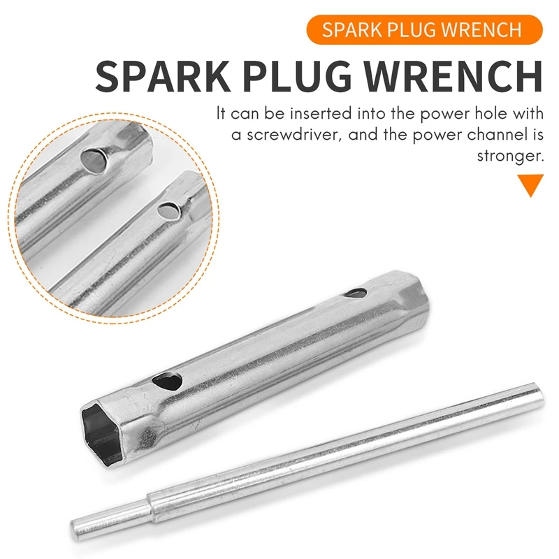 6 шт. 8-19 мм метрический трубчатый коробочный ключ набор трубчатых ключей для