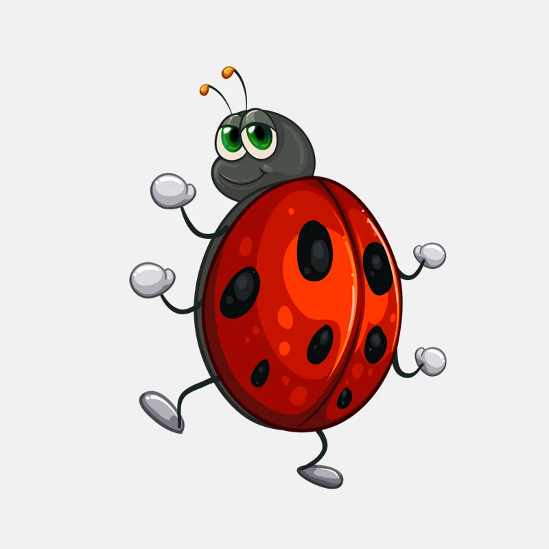 

N286# Hot Sell Cartoon Creative Ladybug Car Sticker Motorcycle Stickers Superior Quality Vinyl Decals