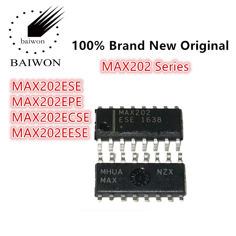 100% Новый оригинальный MAX202 серии MAX202ESE MAX202EPE MAX202ECSE MAX202EESE линейный драйвер/приемник IC чип