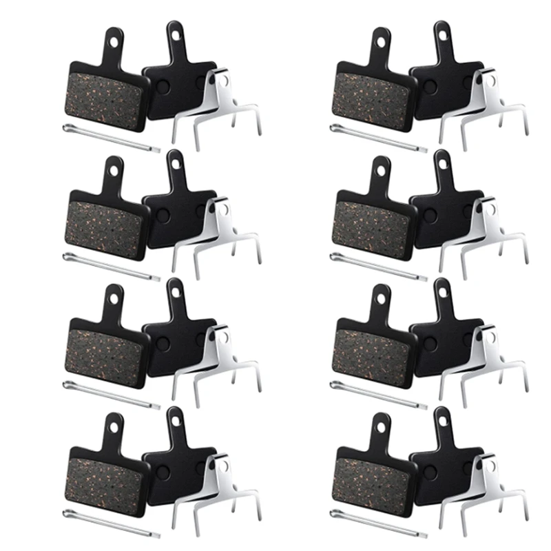 

Dropship-8 Pairs Bicycle Disc Brake Pads for Shimano Br-M575 M525 M515 T615 T675 M495 M486 M485 M446 M475 M355 C601 C501S,Etc