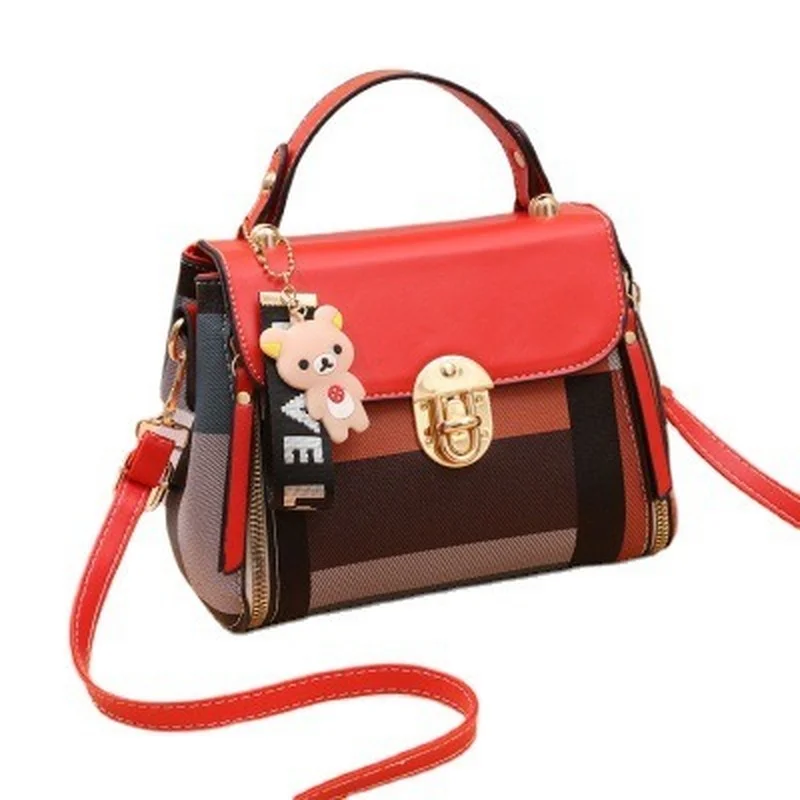 

Simple Small Bag Women 2021 New Fashion Women Elegant Hand-held Small Square Bag Casual Lock Single Shoulder Messenger Bag Women