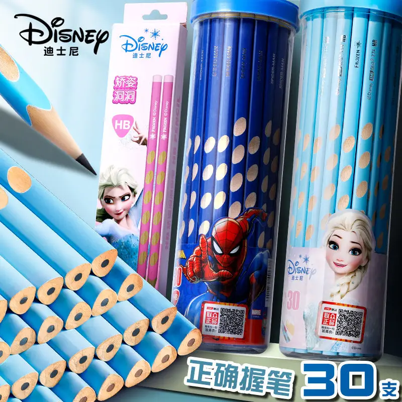 

Disney Groove Pencil Correct Grip Position Pencil HB Primary School Kindergarten First Grade Children's School Supplies Frozen