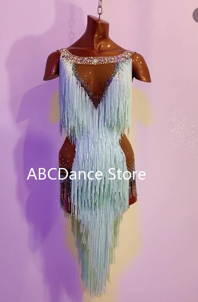 Женское платье для латиноамериканских танцев танцевальное и британских