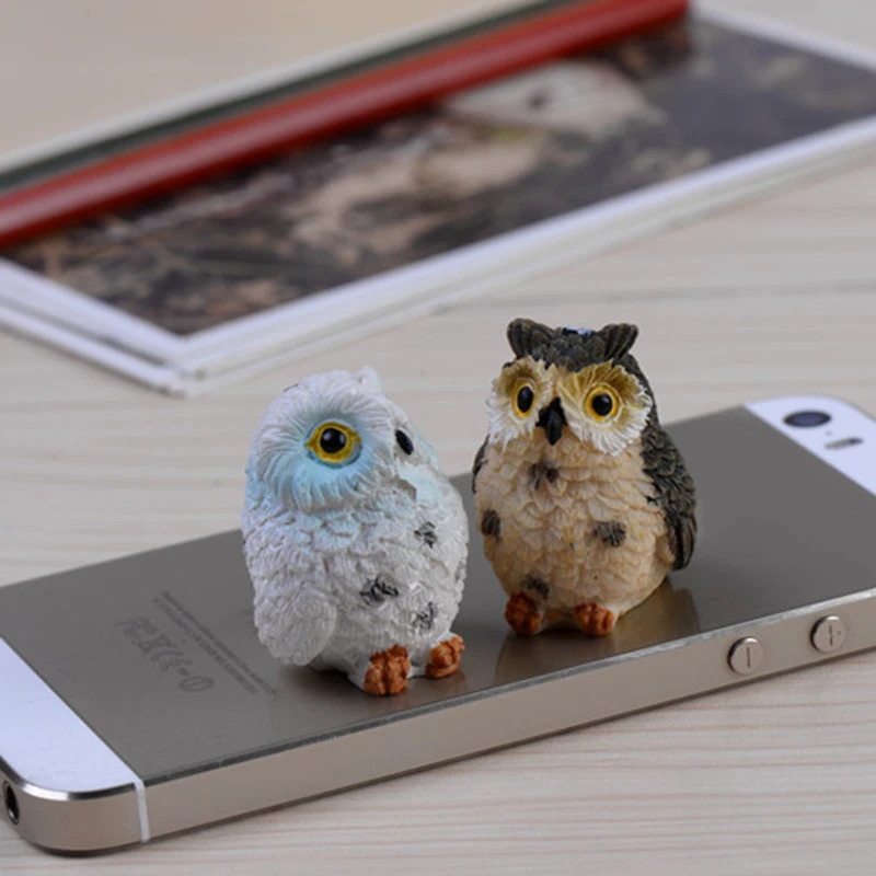 Полимерная статуя Совы 4 шт. горшок для украшения сада уличное украшение дома