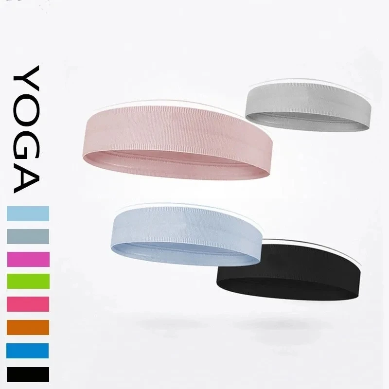 

Yoga Sports Hair Band Men's And Women's High Elastic Solid Color Moisture Absorption Outdoor Running Fitness Hair Band