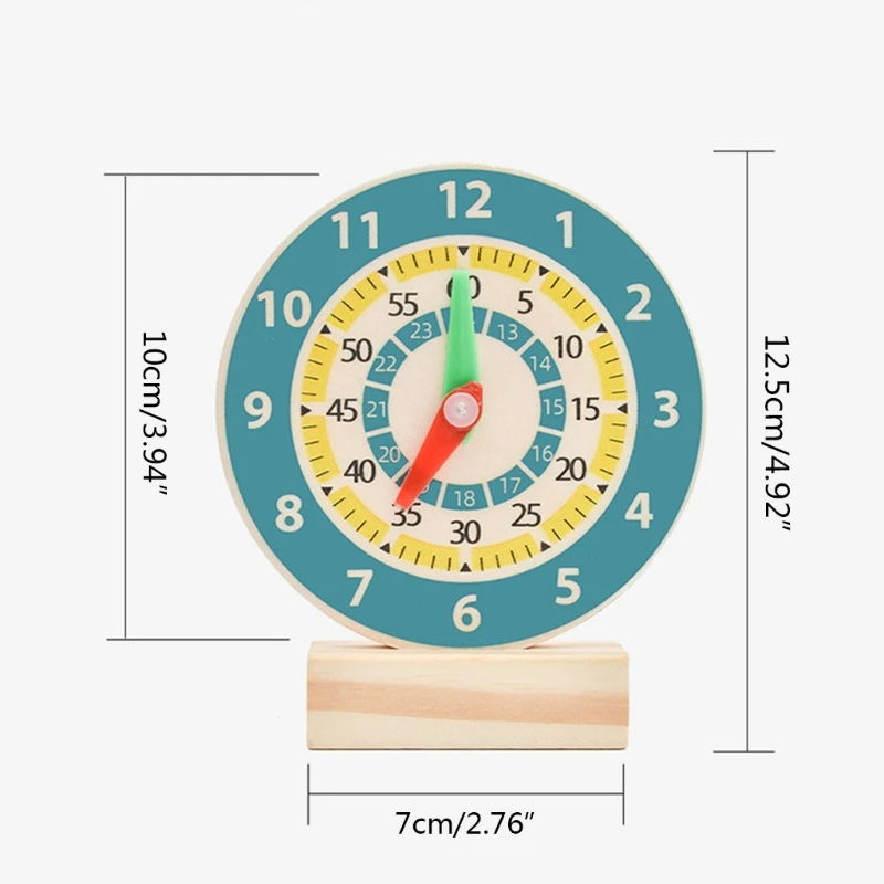 

Kids Planning Time Clock Math Training Supplies Relieve Boredom Accessories Educational Play Funny Table Toy Best Gift