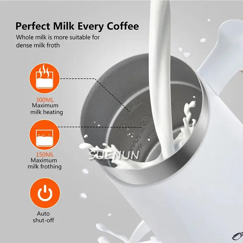 Mhw-3 Bomber Electric Milk foaming machine Automatic milk whisker Household coffee maker Italian milk foaming machine