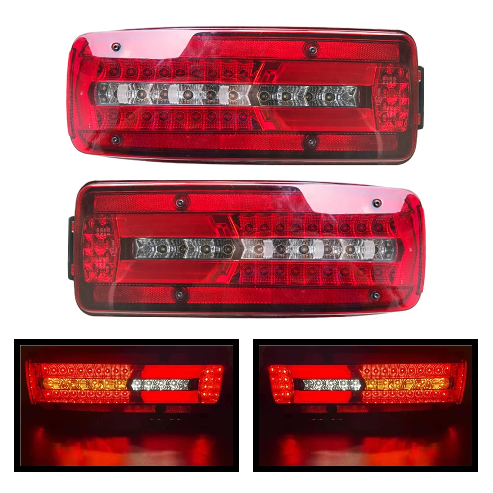 

1Pc 24V LED Tail Lights For MAN TGA TGX Truck Brake Turn Signal Reverse Rear Light Left Or Right