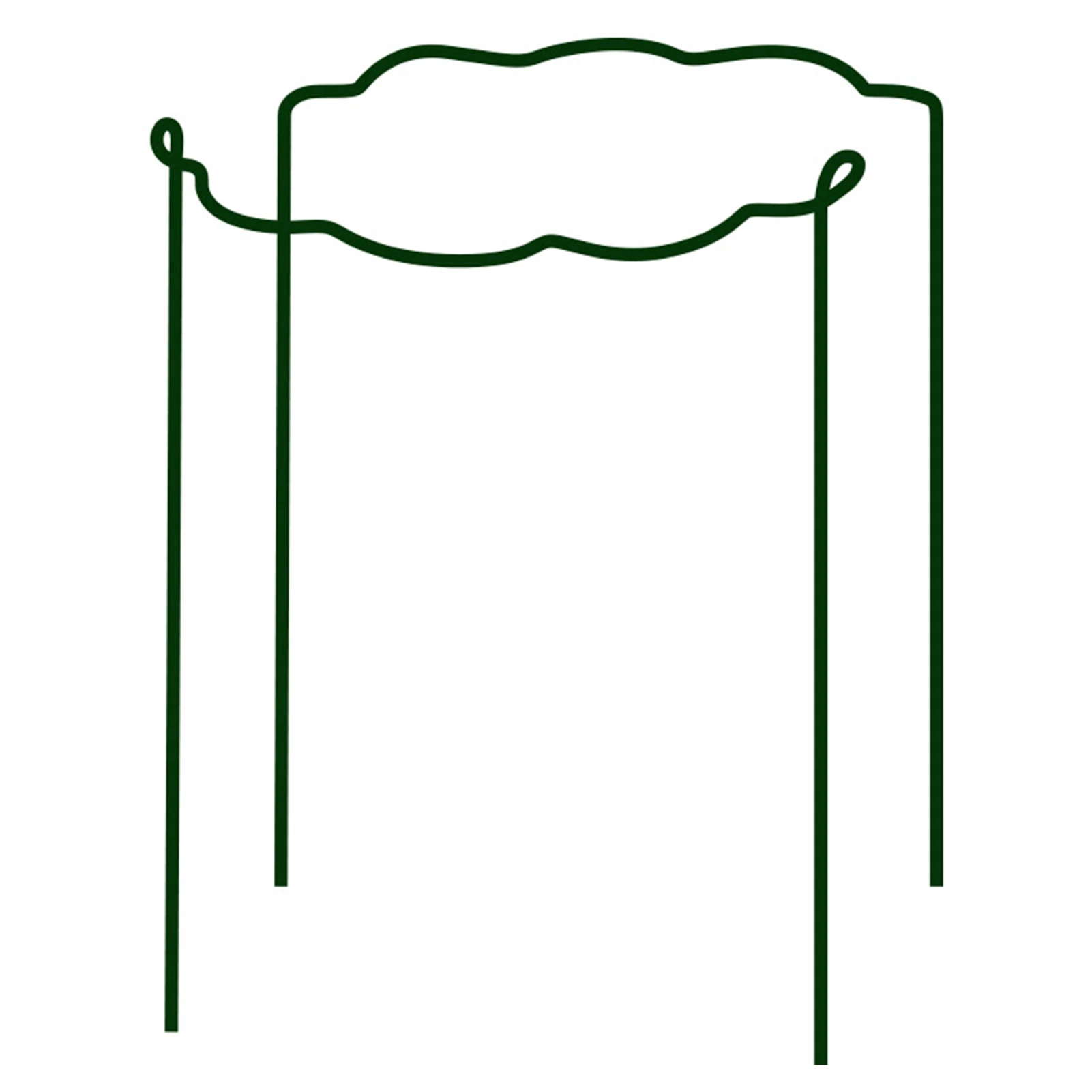

5pcs Metal Plant Support Pile Stand For Flowers Greenhouse Arrangement Rod Holder Orchard Garden Bonsai Tool