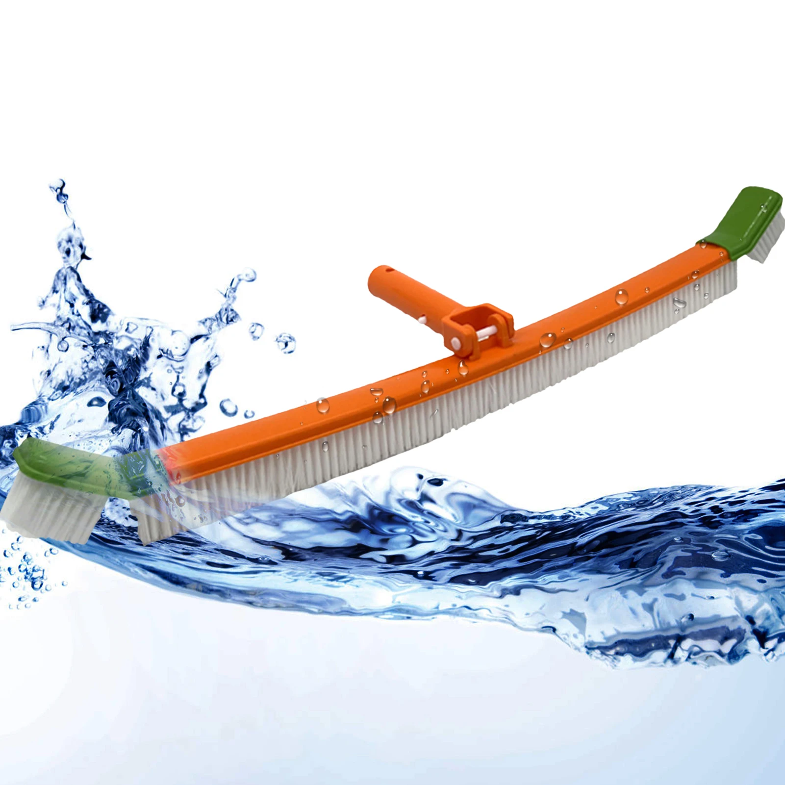 

Скраб-щетка для бассейна, эффективная Φ с 2 удлиненными дугами-товар подходит для уборки угловой плитки и пола