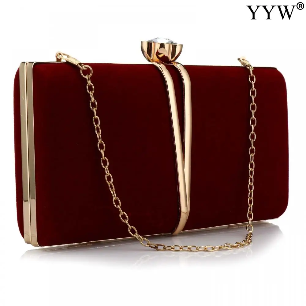 

Fashion Women Evening Bag Party Clutch Bag With Velvet Unique Design Elegant Female Handbag Ladies Party Wedding Purse Clutches