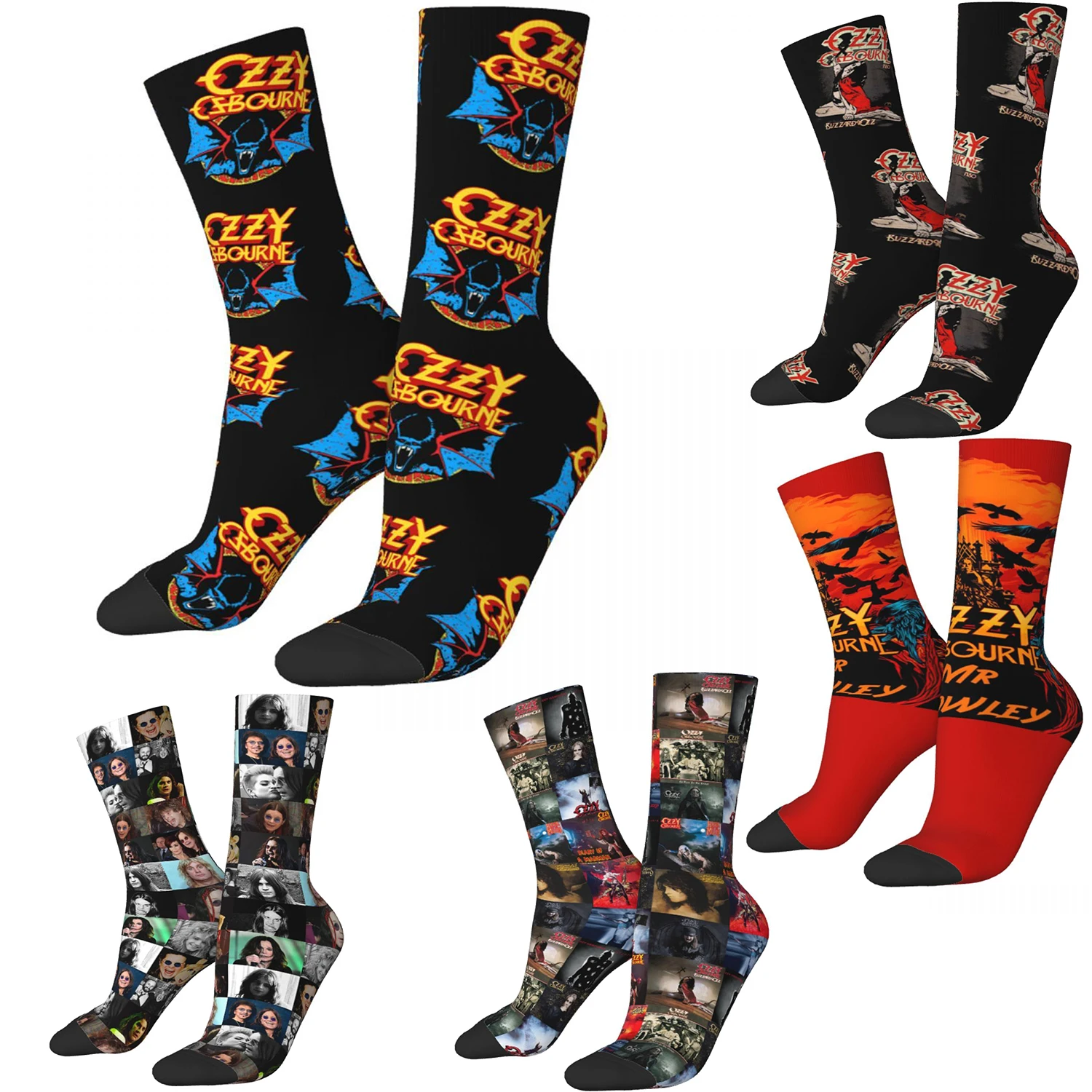 Rock Bat Prince Of Darkness Socks Men's Women's Super Soft Funny Happy Socks Novelty