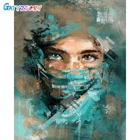 gatyztory painting by number girl drawing on canvas diy pictures by number for adult figure hand painted home decoration gift
