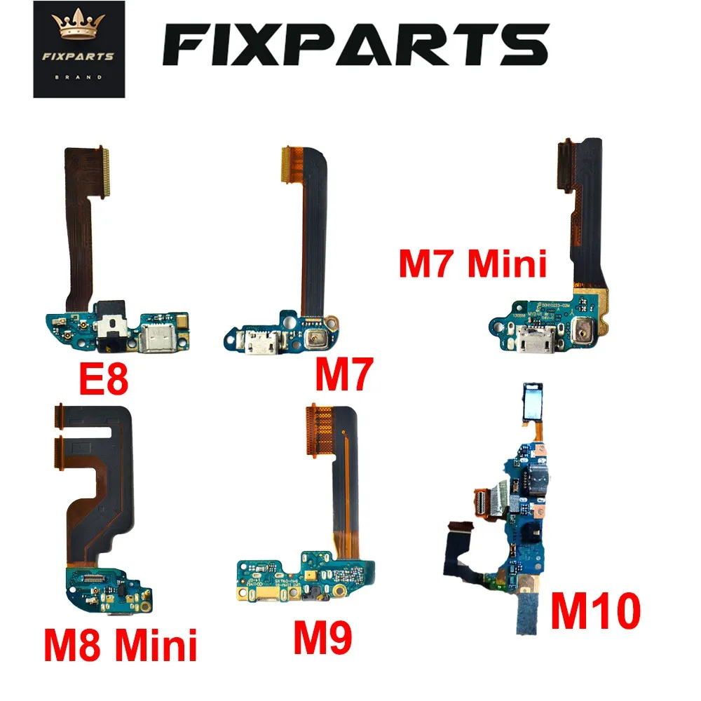 M7 M8 Mini USB Зарядная подставка порт Flex Cable для HTC One M8S M9 Plus M10 Разъем зарядного устройства Плата E8 on.