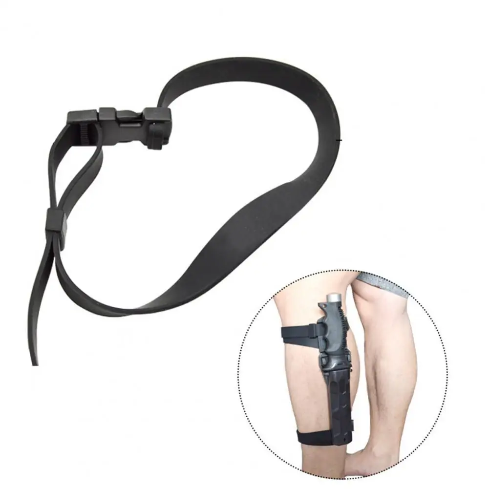 

Delicate Quick Release Rubber Knife Straps Snorkeling Belts Black Diving Knife Strap Wear-Resistant for Water Sports