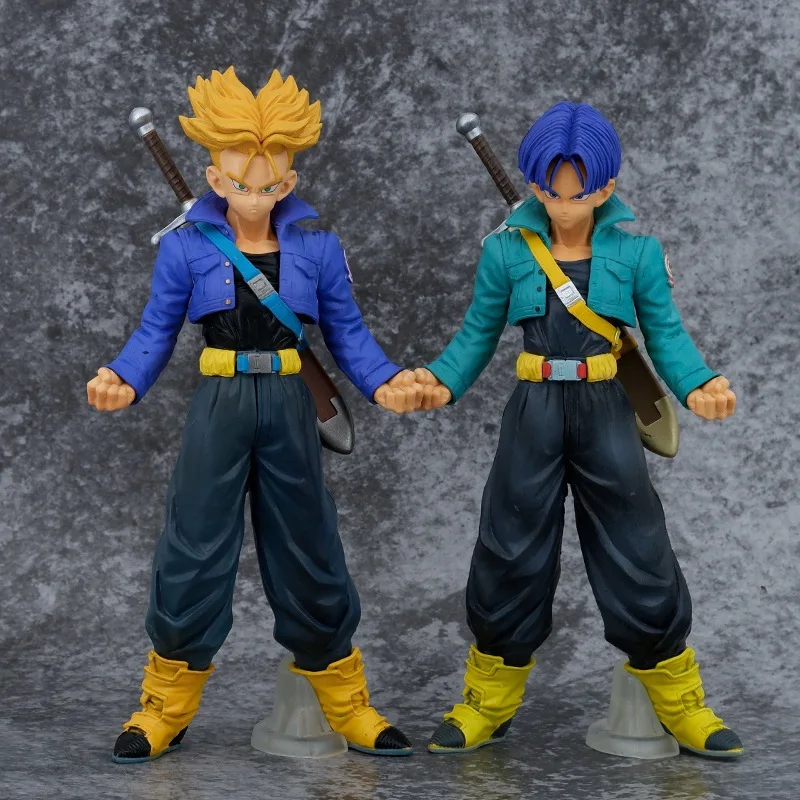

24cm Dragon Ball Anime Figure Torankusu Super Saiyan Periphery Kawaii Figure Desktop Display for Boys PVC Model Doll Gift Toys