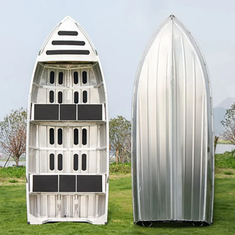 Алюминиевая рыбацкая лодка 3 8 м 4 2 7 5 12 футов серии B Гребные лодки Яхта Сварная