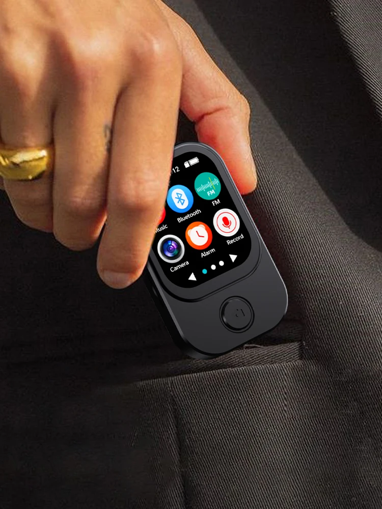 Bluetooth 5.3 Спортивный MP3-плеер Hi-Fi Звук Музыкальный Walkman с камерой для фотографий Встроенный FM-радио Диктофон (art.: 3920d2ed18f33) - 3920d2ed18f33