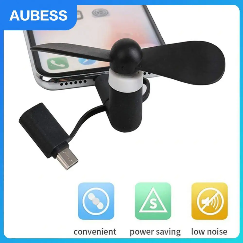 

Creative 3-in-1 Micro Mini Fan Travel Portable Mobile Phone Mini Fan Removable Mobile Phone Cooler For Cell Phone High Quality