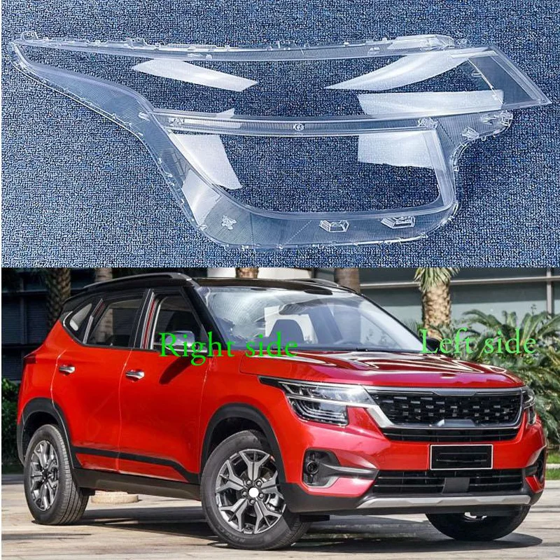 

For Kia Seltos /KX3 2019 2020 2021 Headlight Shell Lamp Shade Transparent Cover Headlight Glass Headlamp Cover
