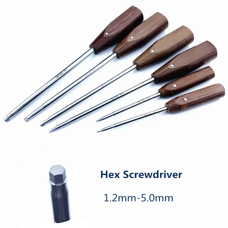 

1PCS Bone Screwdriver Hex Head Screw Driver Veterinary orthopedics Instruments