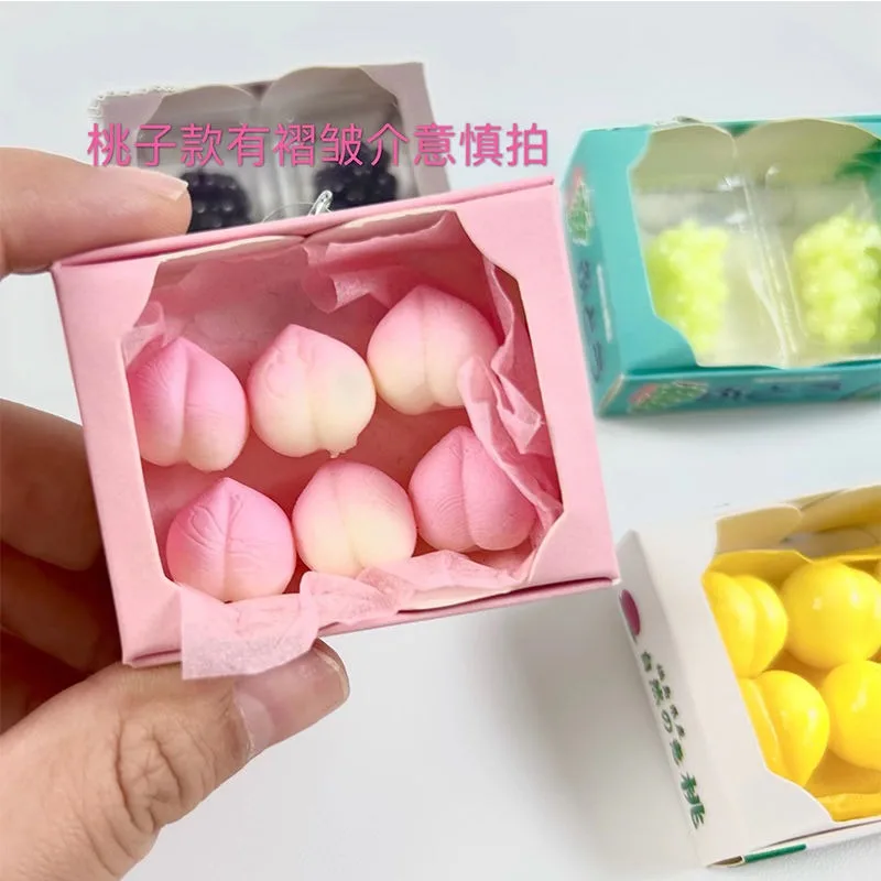 Мини-игрушка в виде капсулы с фруктами для детей креативная игрушка Имитация