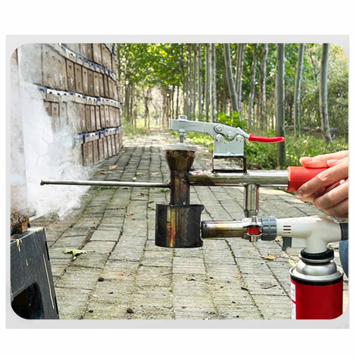 Лечение пчелиных клещей машина для тумана распыление оксновой кислоты