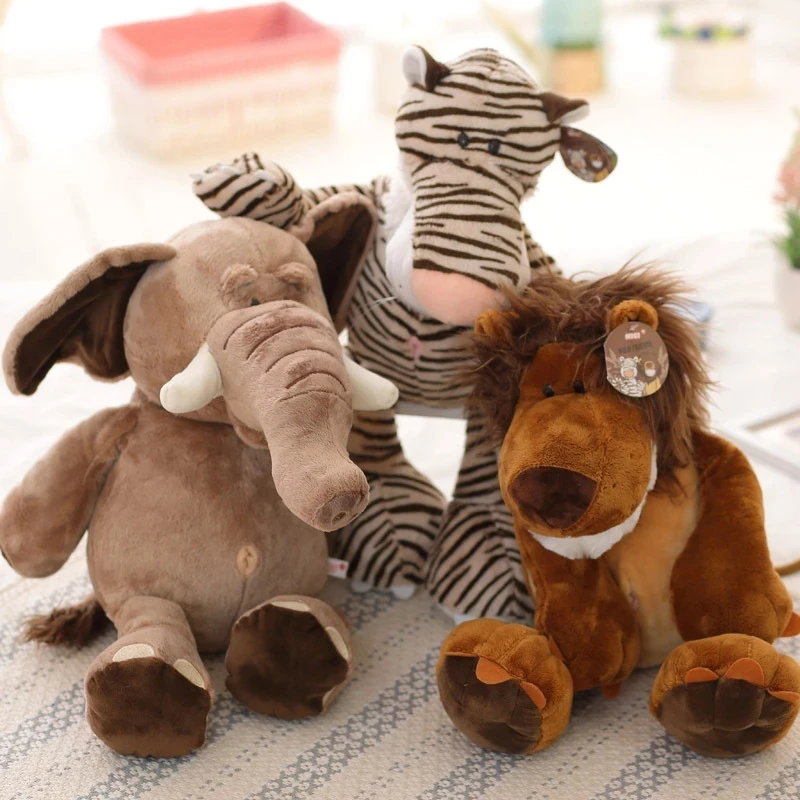 

1 шт. 15 см милые плюшевые животные, плюшевые игрушки, слон, жираф, лиса, Лев, тигр, обезьяна, плюшевые лесные животные, игрушки для детей, мягкие...