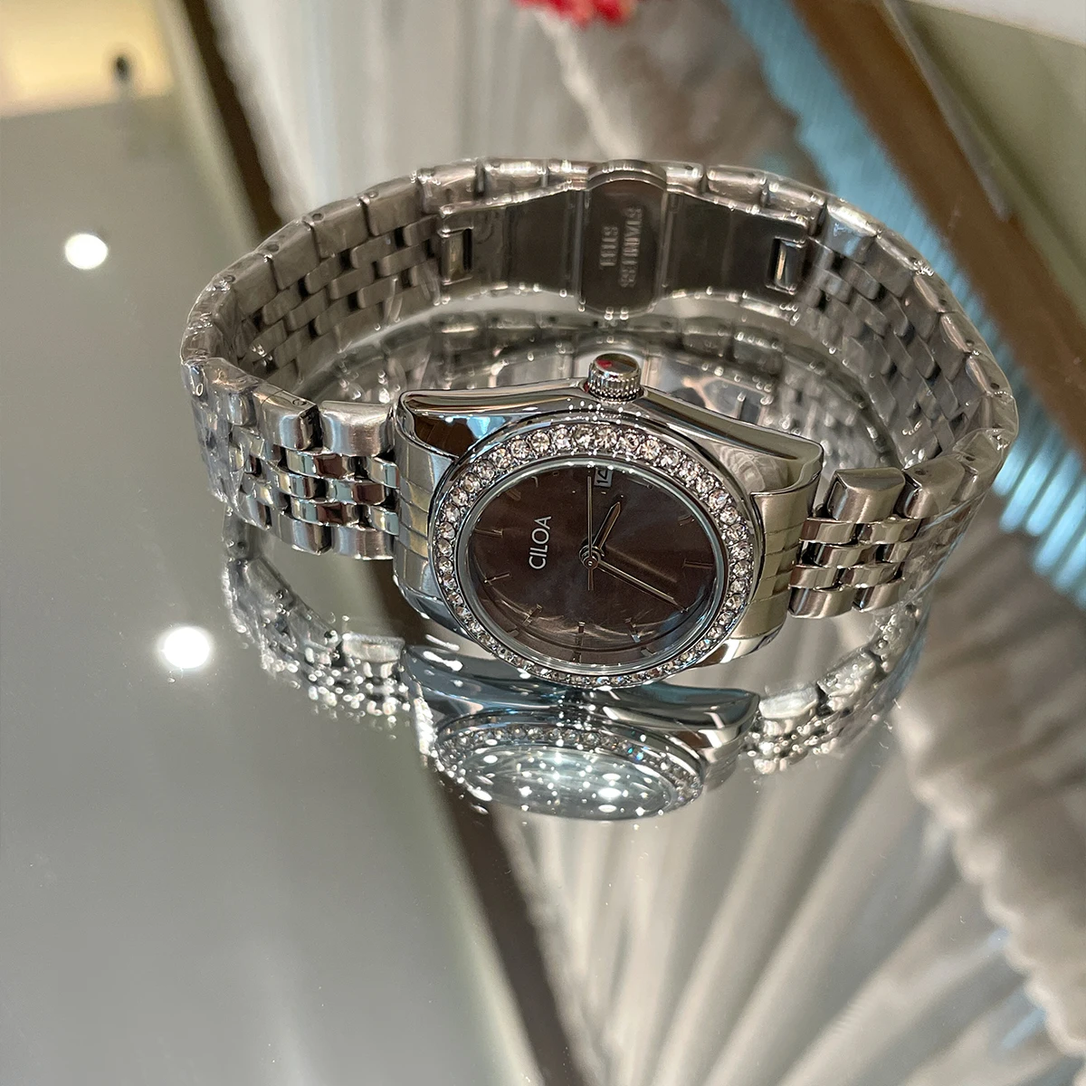 Новинка 2024 года часы CILOA с большим циферблатом для женщин роскошные модные