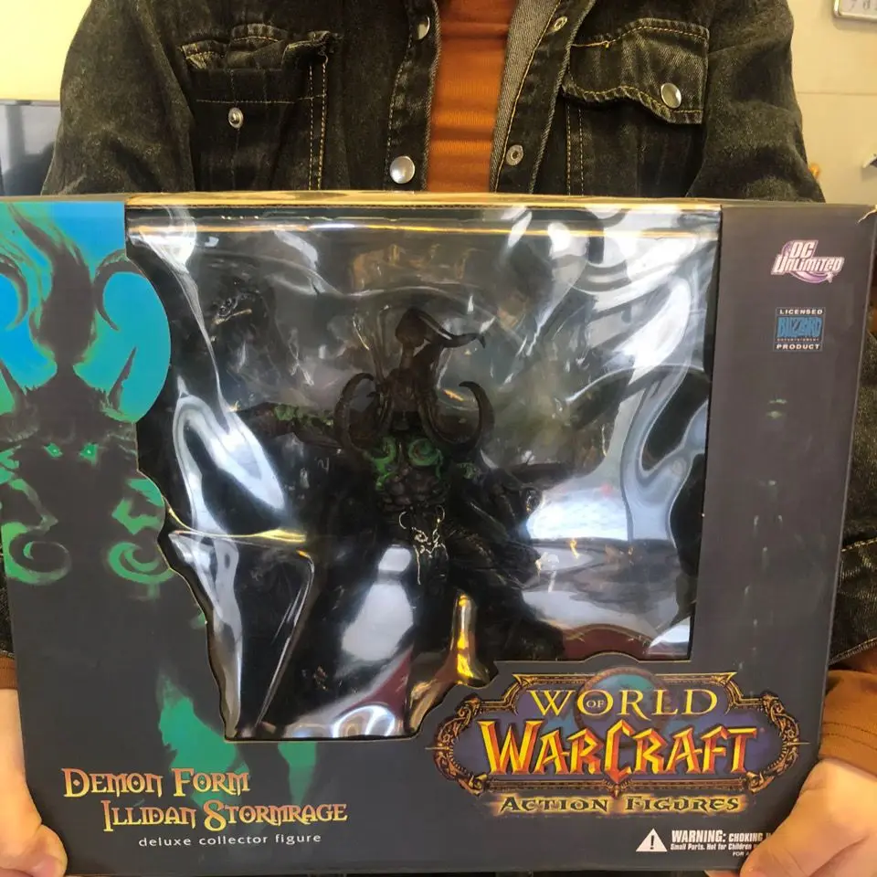 

Game World of Warcraft Wow Demon Hunter Demon illidan Stormrage PVC Action Figure Collection Statue Model Ornaments