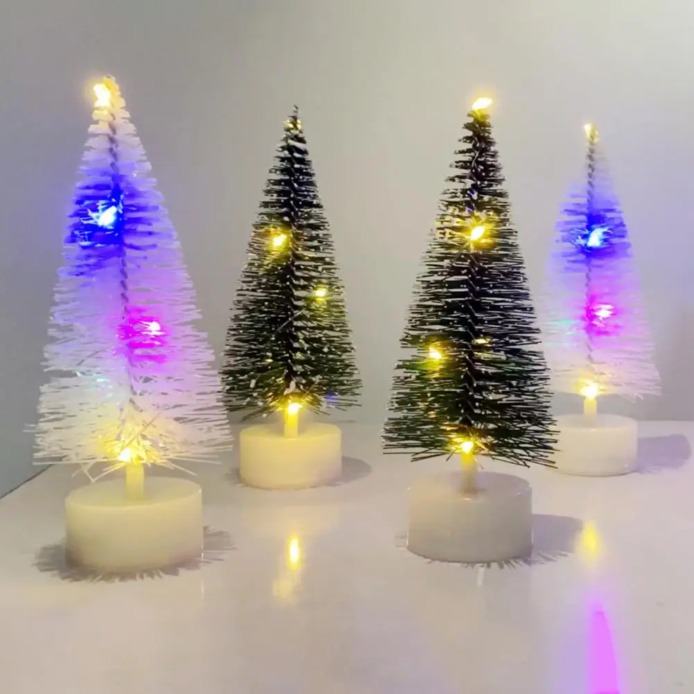 

Holiday Decoration Decorative Christmas Tree Festive Led Christmas Tree Decorations Durable Mini Ornament for Party Holiday