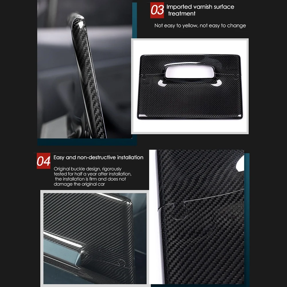 Для центрального контроллера экрана Tesla Model 3 Y 2017-2021 отделка протектор из