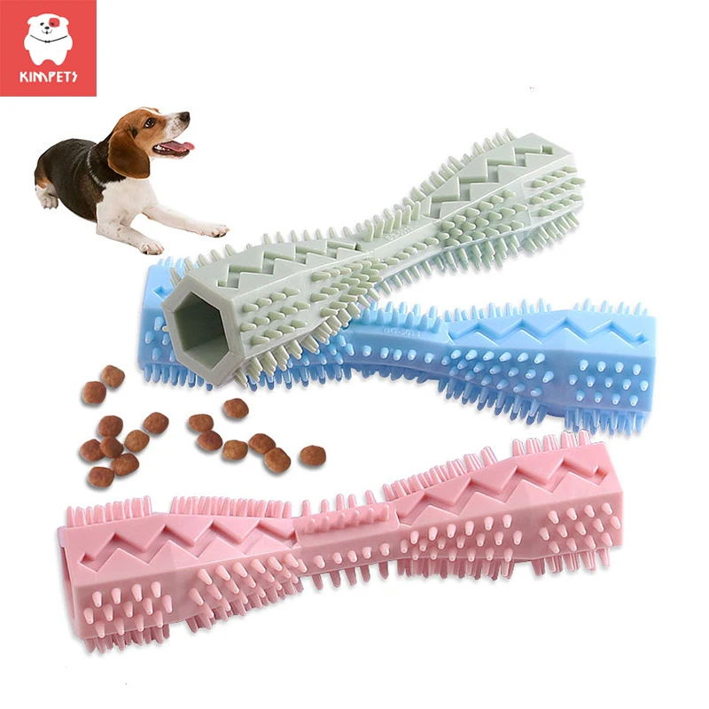 Зубная щетка Kimpets для собак мягкая резиновая зубная чистки зубов массажная паста