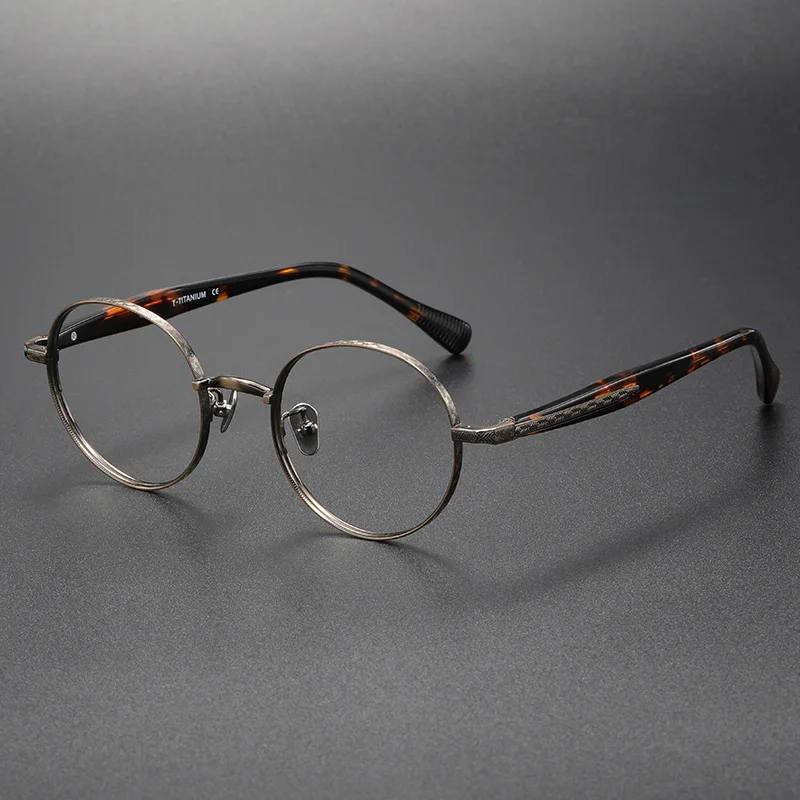 Очки в круглой оправе стиле ретро для мужчин и женщин брендовые винтажные