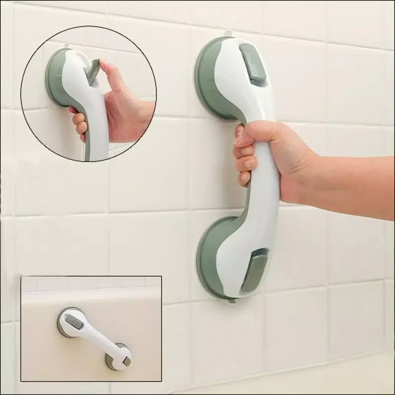 

Bathroom Strong Vacuum Suction Cup Handle Anti Slip Support Helping Grap Bar for Elderly Safety Bath Shower Grab Bar