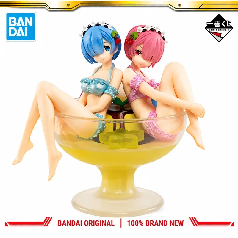 Фото В наличии: Оригинальная фигурка Bandai Ichiban Kuji Re Life In A Different World From Zero Ламу, модель куклы, абсолютно новая в коробке, аниме. №2